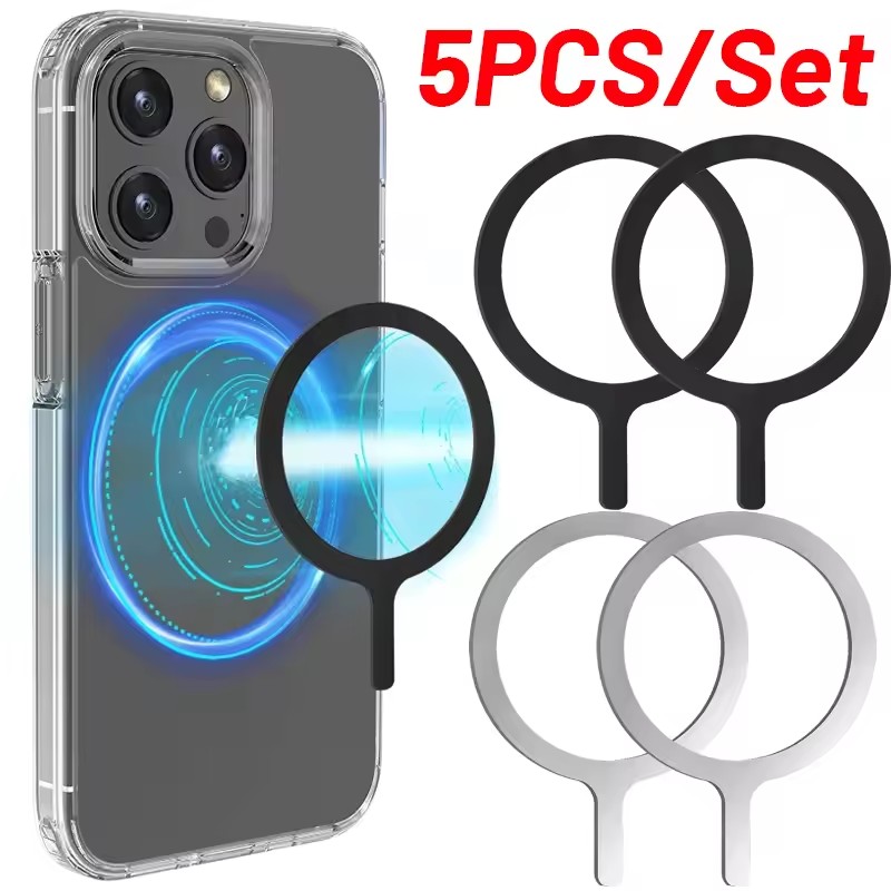 Phone Accessories Popsocket - 5-1 قطعة حلقة لاصقة لشحن ماج