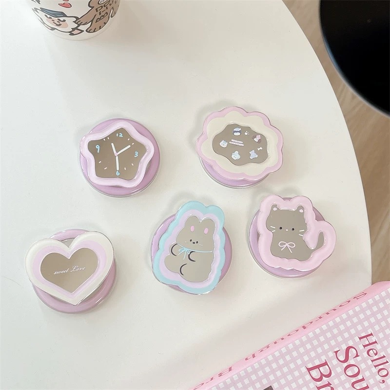 حامل هاتف كاوايي إنس ميرور بوب - مراجعة Phone Accessories Cute وسعره