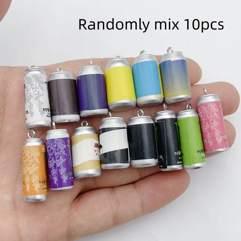 10 قطع من الحلي الراتنجية الصغ - مراجعة Phone Accessories Charms وسعره