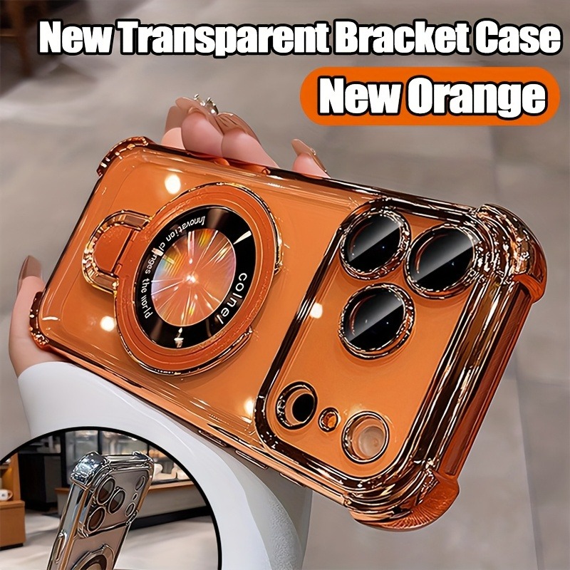 غطاء هاتف فاخر شفاف مطلي لآيفو - مراجعة Phone Accessories Popsocket وسعره