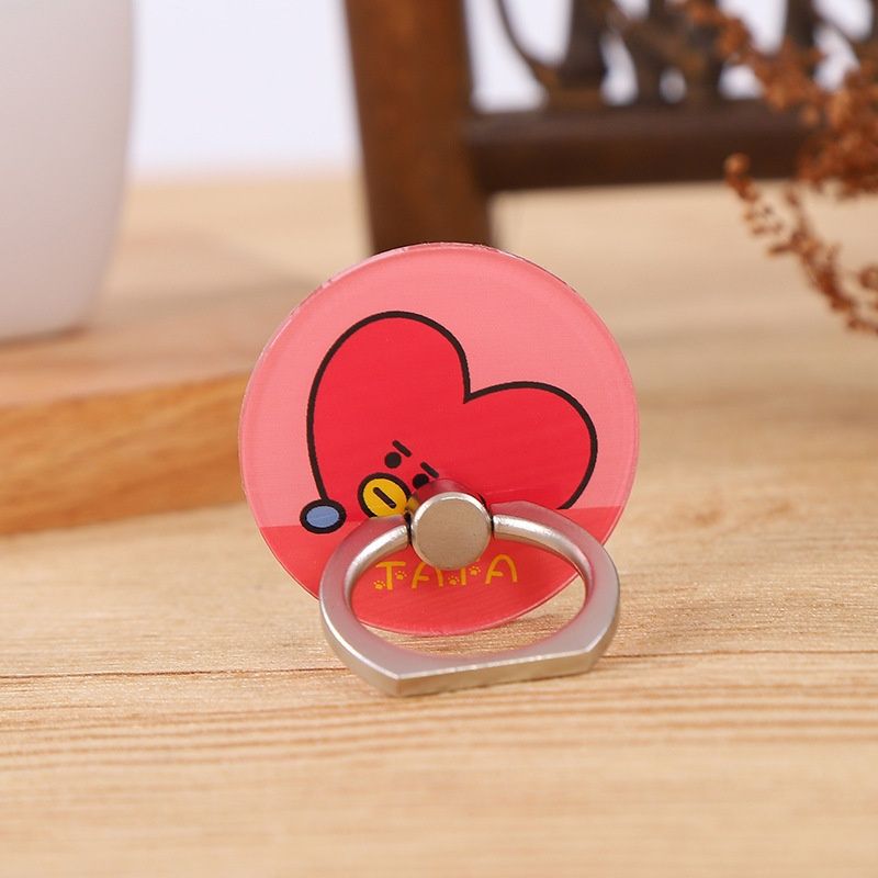 حامل هاتف لاصق قوي بتصميم BT21 - مراجعة Phone Accessories Supplier وسعره