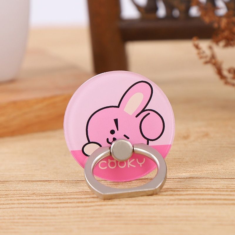 حامل هاتف لاصق قوي بتصميم BT21 - مراجعة Phone Accessories Supplier وسعره