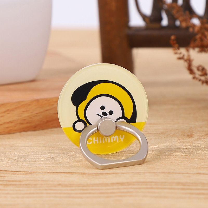 حامل هاتف لاصق قوي بتصميم BT21 - مراجعة Phone Accessories Supplier وسعره