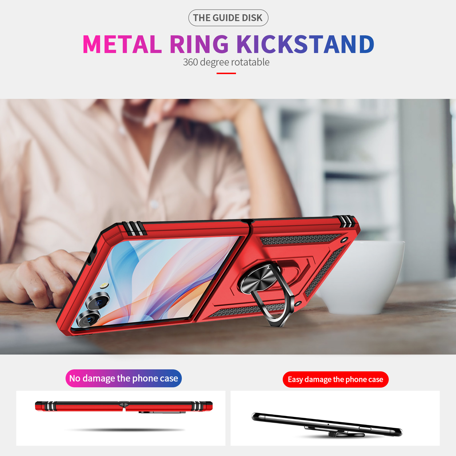 حافظة هاتف عسكرية مضادة للصدما - مراجعة Phone Accessories Popsocket وسعره