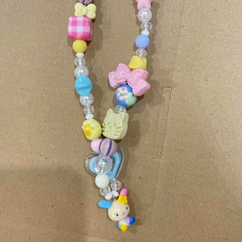 تعليقة هاتف كرتونية ملونة بخرز - مراجعة Phone Accessories Charms وسعره