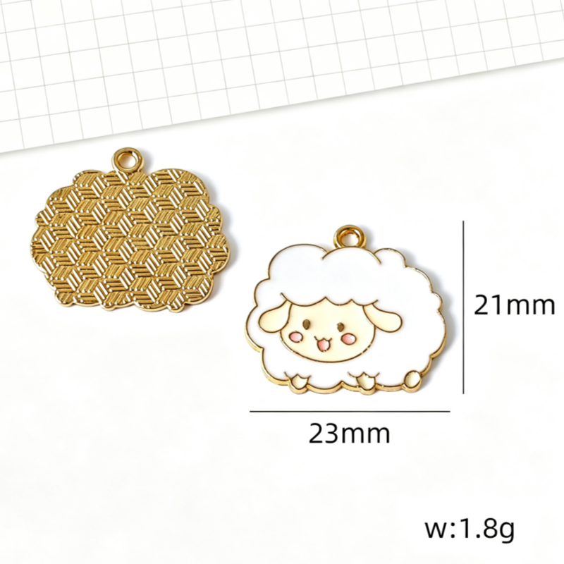 10 قطع من قلادات الحيوانات الك - مراجعة Phone Accessories Cute وسعره
