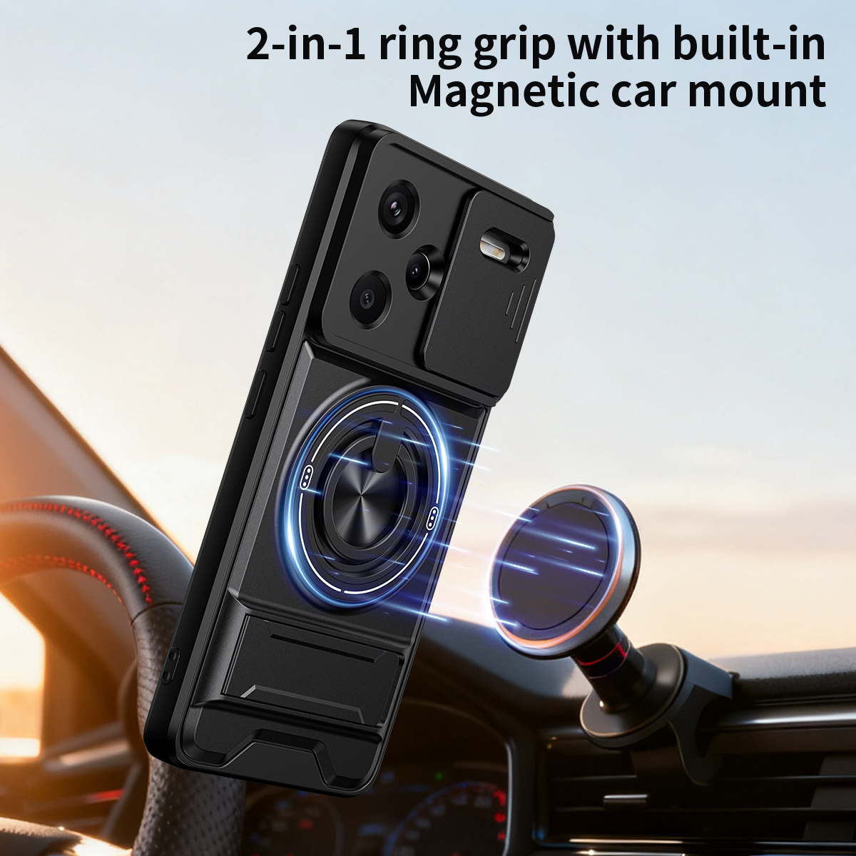حافظة لهاتف شاومي ريدمي نوت 14 - مراجعة Phone Accessories Popsocket وسعره